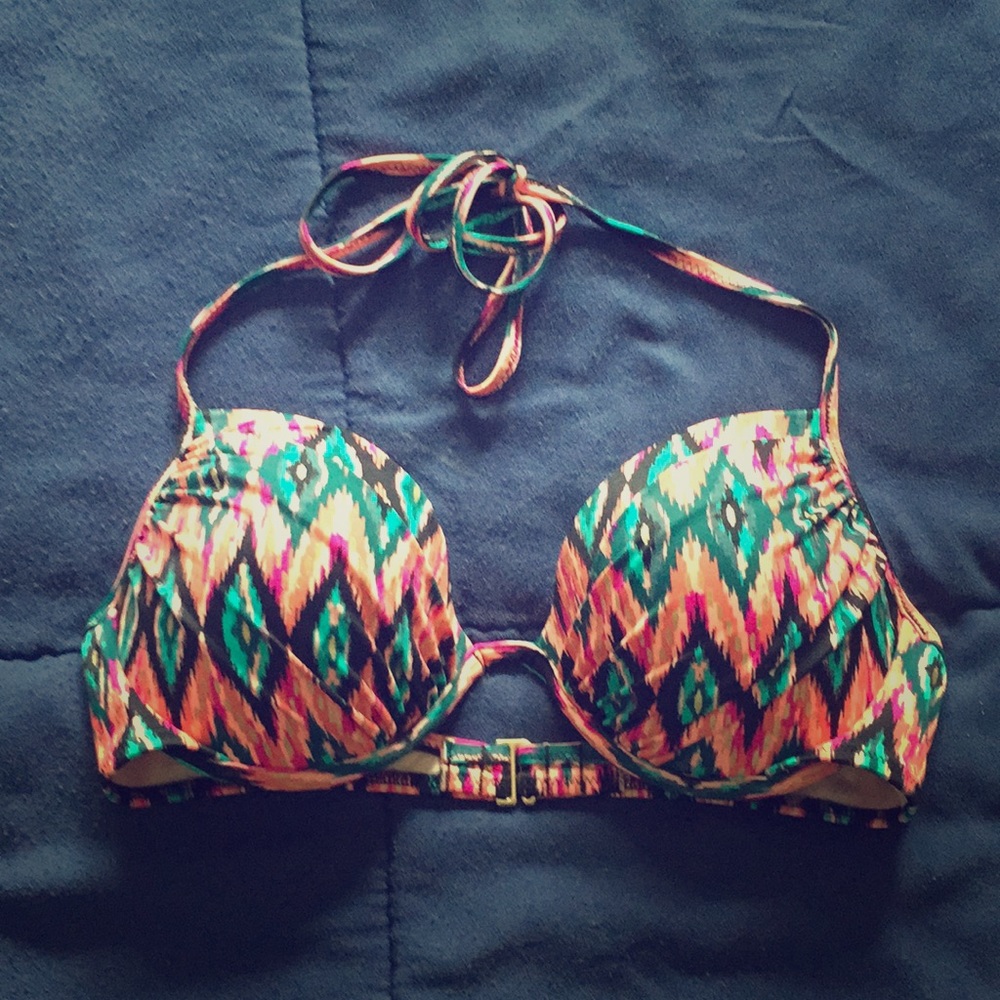 Push-up swim top